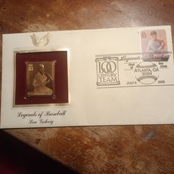 USA2 #2417 U/A golden replica FDC Lou Gehrig for sale.