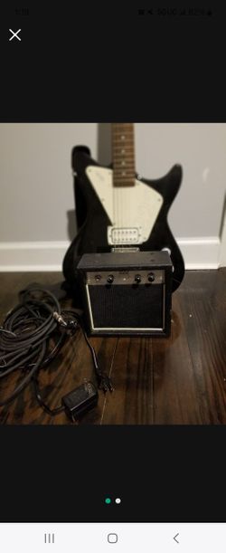 Guitar with Amplifier