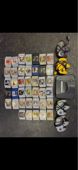 Nintendo 64 with controller/games
