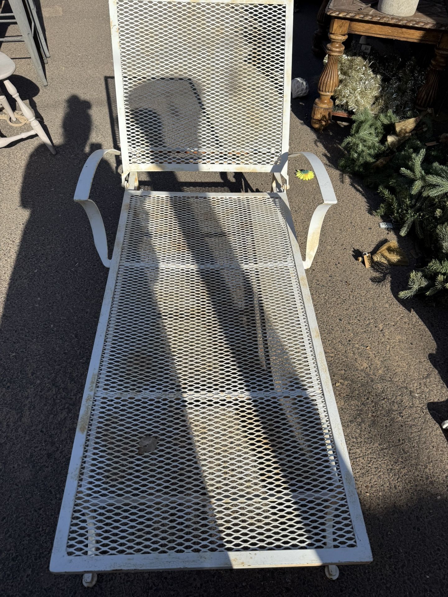 Metal Vintage Pool Chair