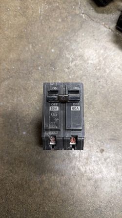 GE 60A Double Pole Circuit Breaker