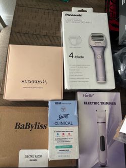 Woman electric razors . Woman trimmers ,
