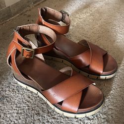 MIA Lauri Ankle Strap Platform Wedge Sandal