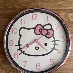 Hello Kitty Clock