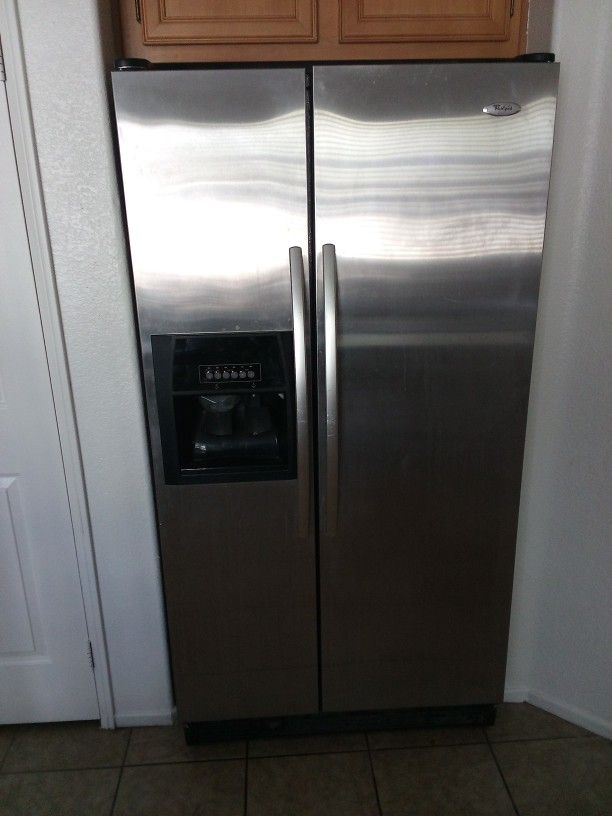 $415 BUCKS! COLD & I mean it Gets SUPER COLD Whirlpool SidebySide Fridge!