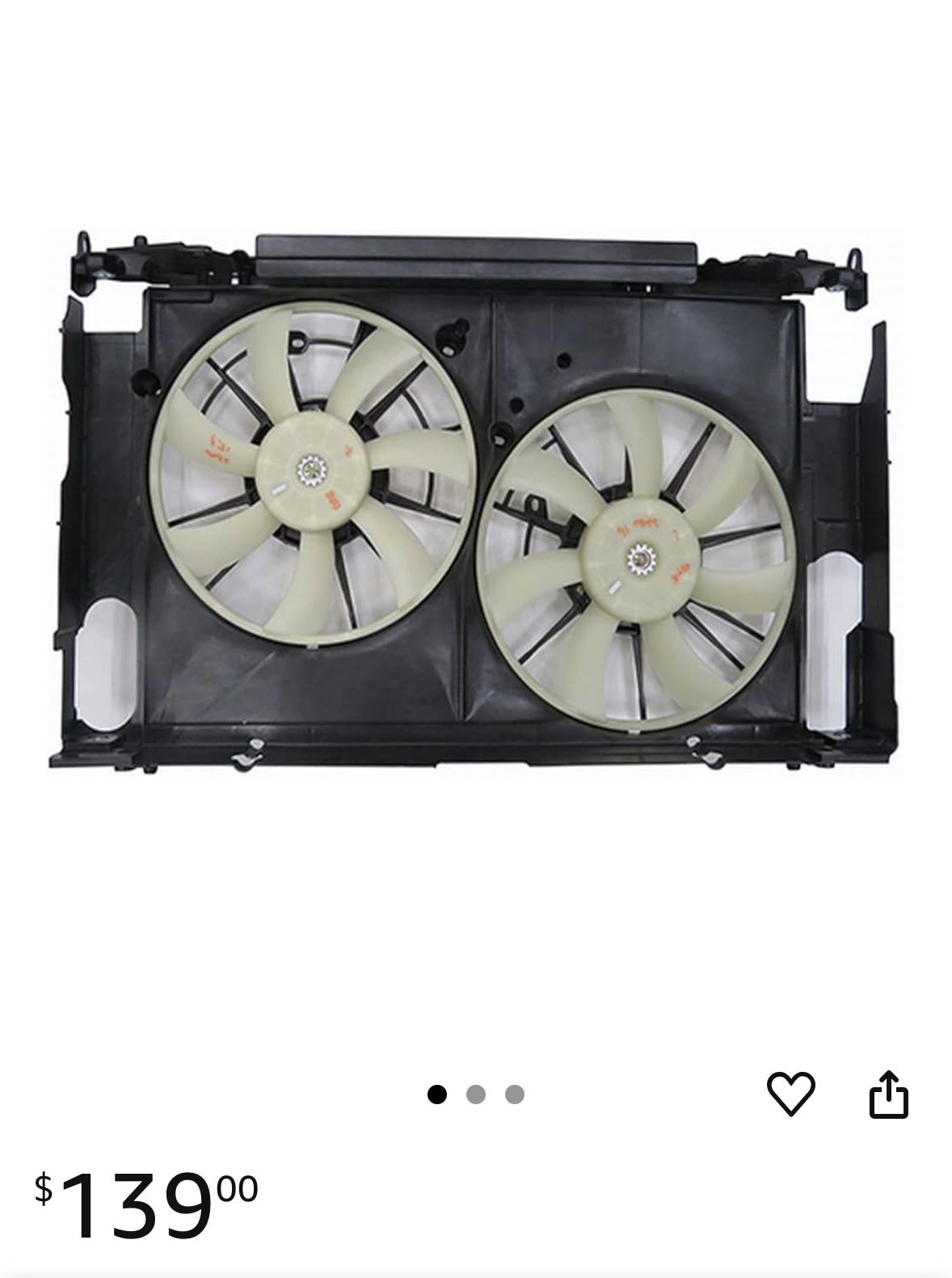 TYC Cooling Fan Assembly For RAV-4