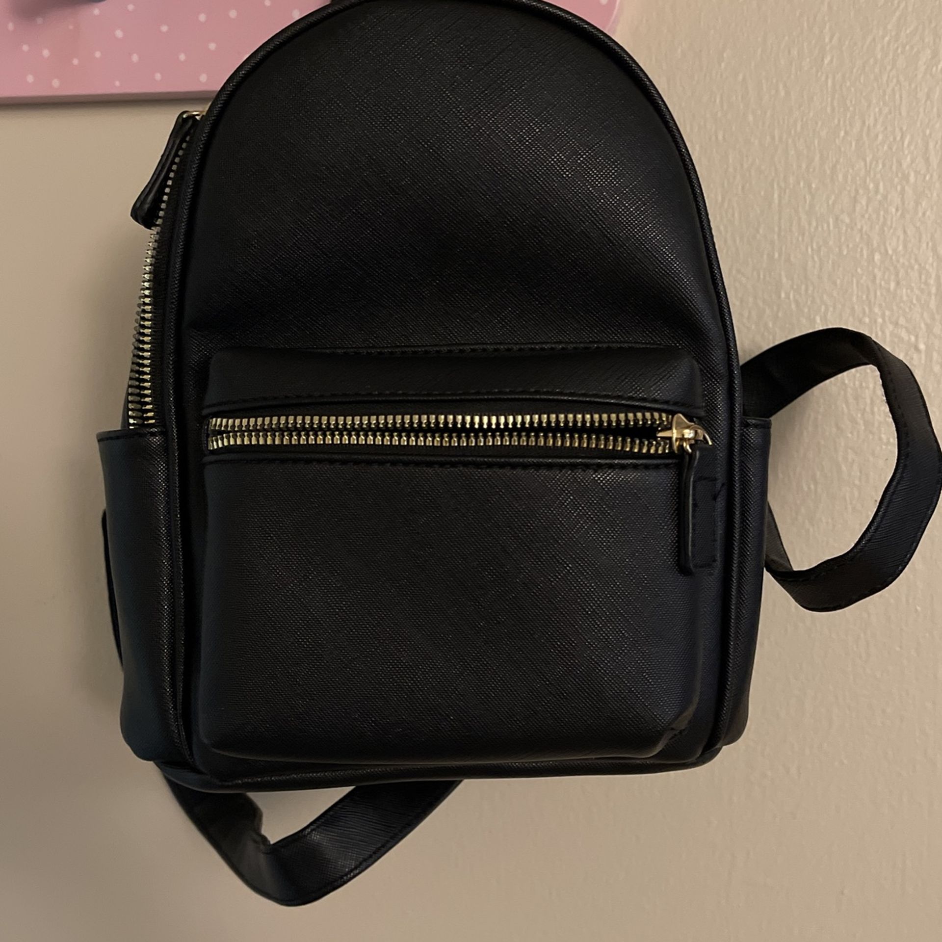 Black Small Backpack 