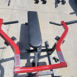 Very nice weight bench and squat rack. 