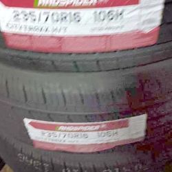 4 New Tires 235/70/16 Land Spider Tires