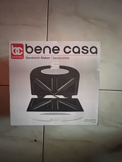 NEW Bene Casa Sanwich maker/Sandwichera  2.16lb, 8.66in