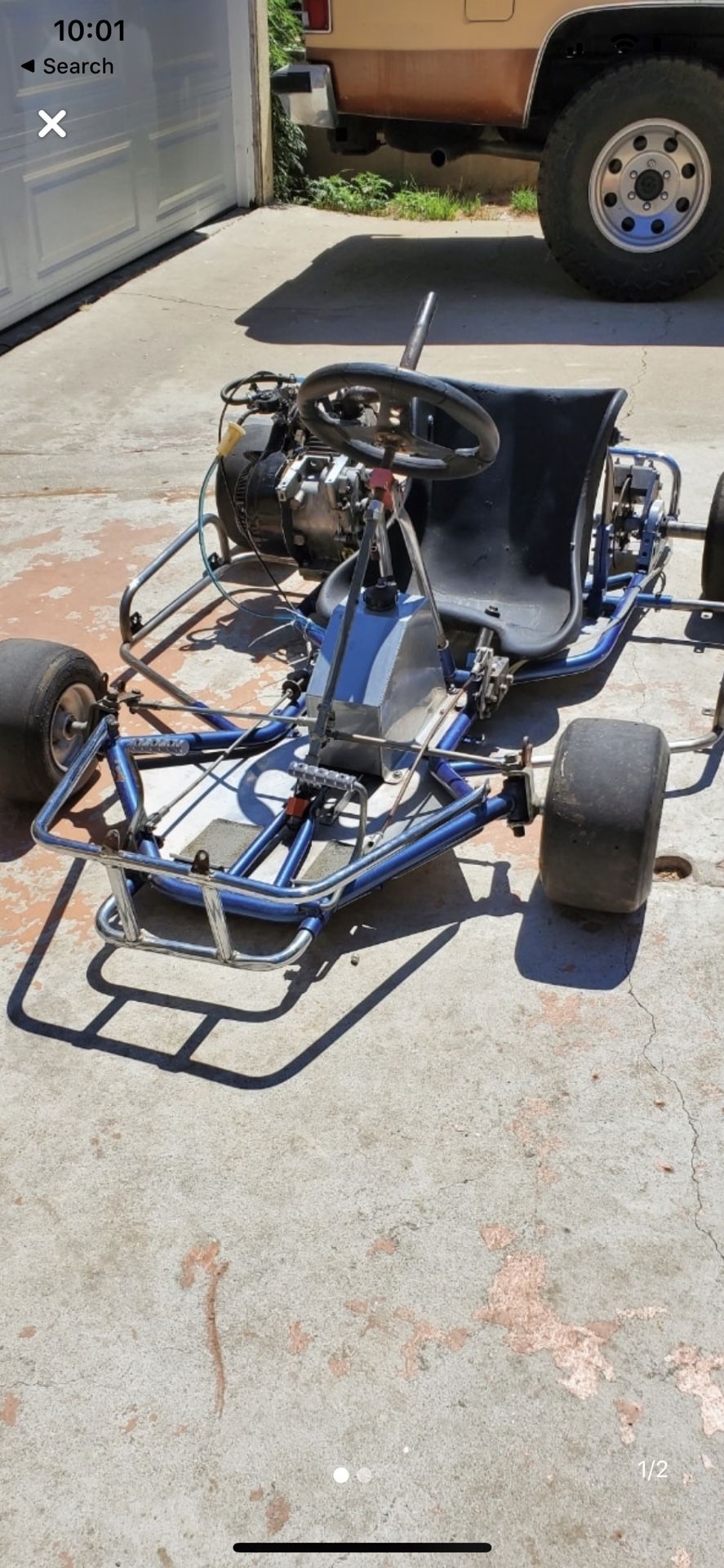 Shifter kart frame with brand new 212cc/brand new clutch.