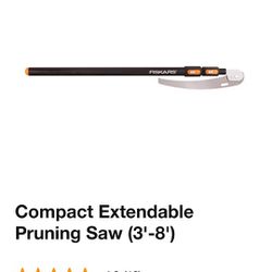 Fiscars 8' Pruning Saw Tree Trimming Collapsible