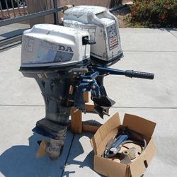 2 Outboard Motors Honda 4 Stroke 7.5 For 250$