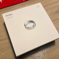 Oura Ring 4th Generation- Size 10 - Silver 
