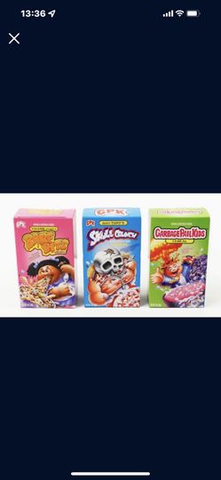 Garbage Pail Kids FYE 3-PACK Mini Cereal boxes