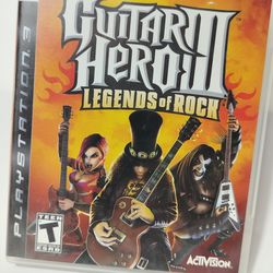 Guitar Hero III: Legends of Rock (Sony Playstation 3 PS3) CIB