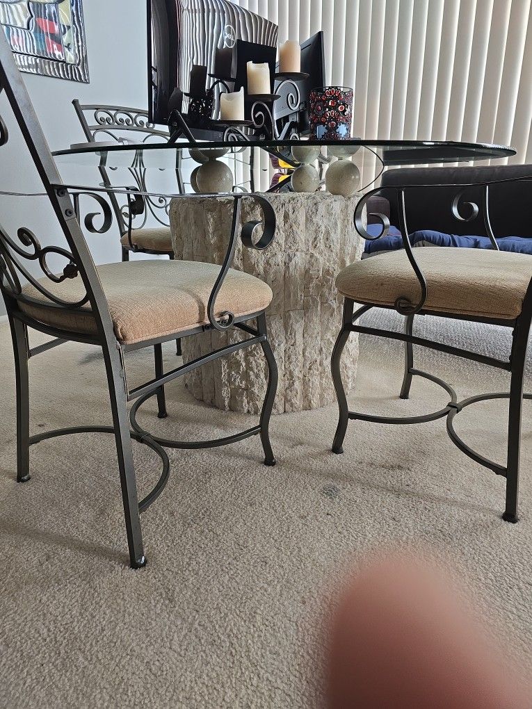 Dining Table Set (4 Chairs)