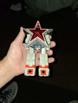 VINTAGE MAGAZOID RED STAR ROBOT