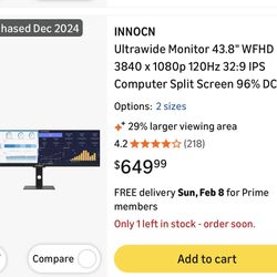 Extra Large Gaming Monitor