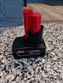 Milwaukee M12 RedLithium XC4.0 Battery