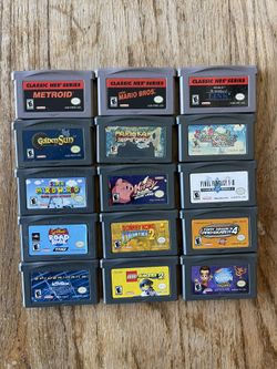 Nintendo Gamboy advance games Authentic 