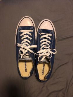 Navy blue converse size 12
