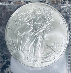 Silver Eagle w/Star Privy Mark