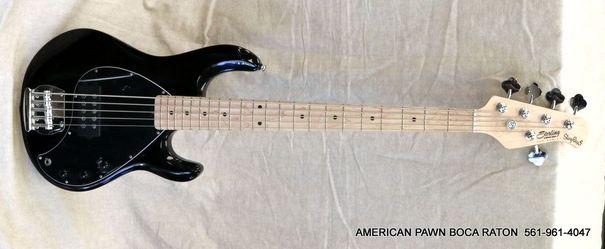 Sterling by Music Man StingRay 5 Electric Bass Guitar 5-String Black 