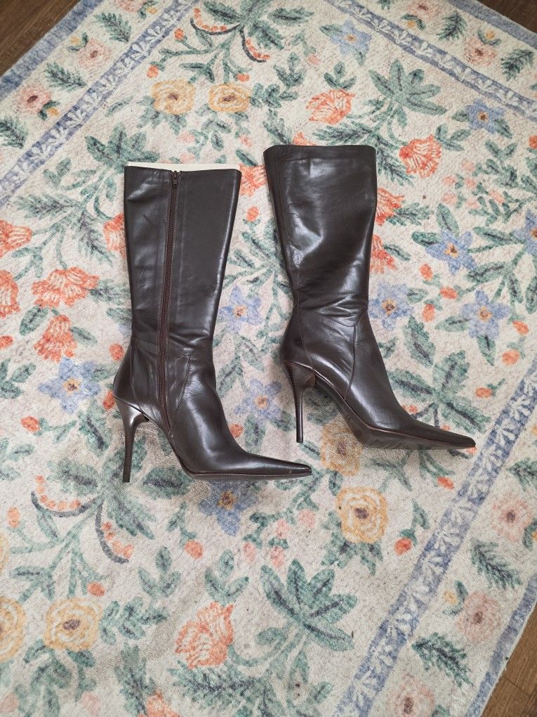 Brand New. Leather Boots