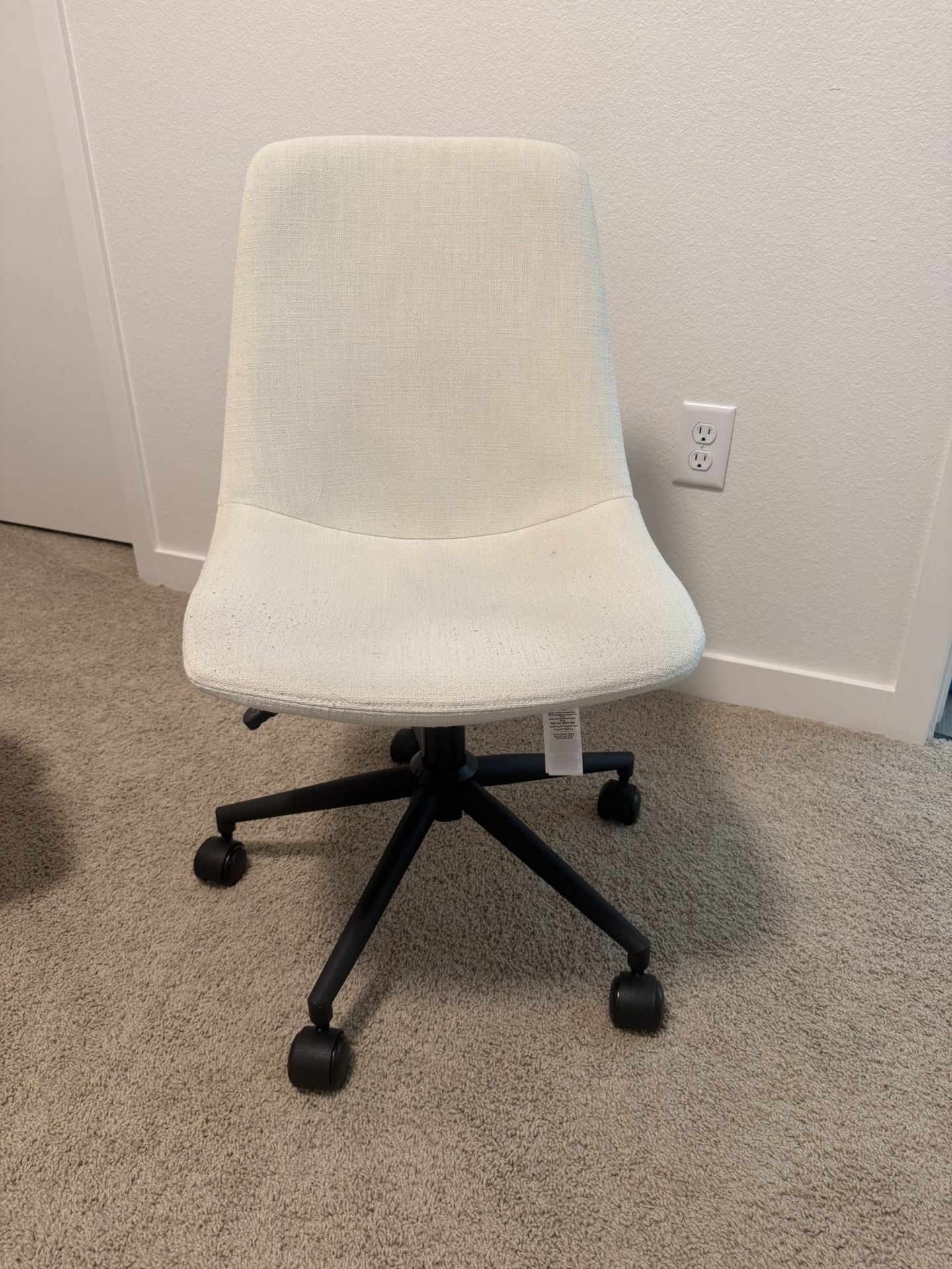 West Elm Computer Chair With Wheels
