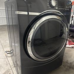 GE 7.8 cu.ft. Smart Front Load Electric Dryer in White with Steam and Sanitize