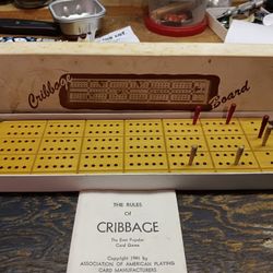 Vintage Cribbage Board