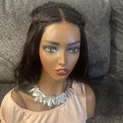 Used Closure Human Hair Wig 16
