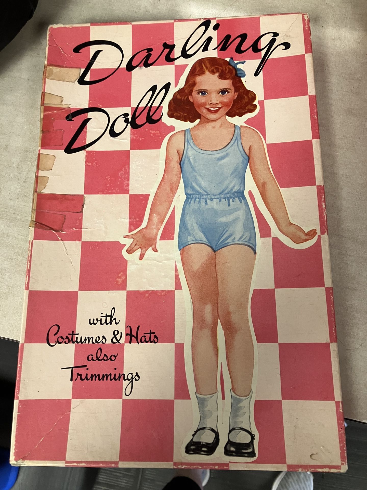 Vintage paper dolls