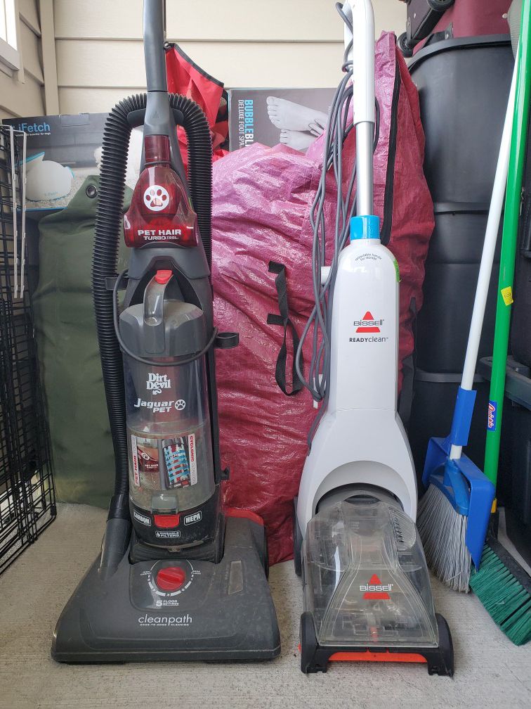 Vacuum and carpet cleaner