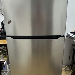 Stainless Steel Insignia fridge 