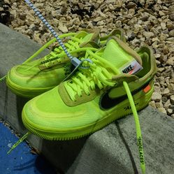 Off-White x Nike Air Force 1 Low “Volt”