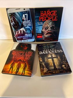 DVD Horror Lot w/Slipcovers. Barge People Gates of Darkness Tobin Bell (Saw)