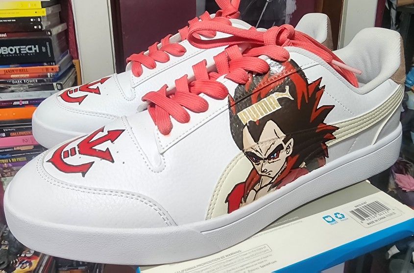 Puma Custom Dragon Ball GT Vegeta Sneakers