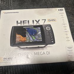 Humminbird HELIX 7 G4N Fish Finder, CHIRP MEGA DI, Unused