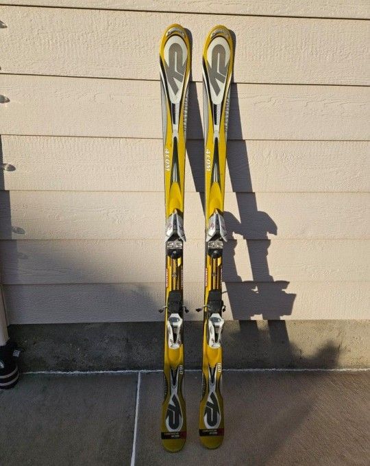 K2 Comanche 4 Com 167cm All-Mountain SKIS W/ Marker Bindings