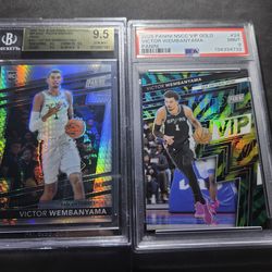 Victor wembanyama rookie card & green tiger stripe