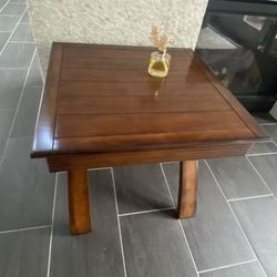 Hardwood End Table