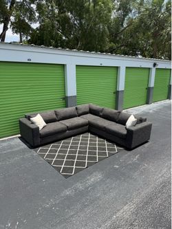 3-Piece West Elm Urban Sectional Couch Sofa