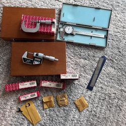 Caliper, Micrometers, Gages, Check Disc Boxes