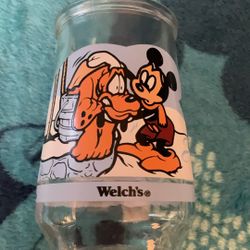 Mickey Mouse Welchs Collectible Jelly Jar