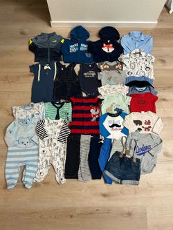3 month - 6 month baby boy clothes: LOT 1