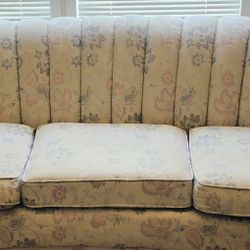 Channel Back 1950s / 1960s Couch/Sofa