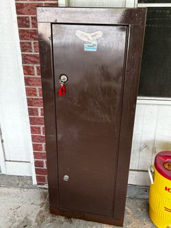 Homak gun safe cabinet with key