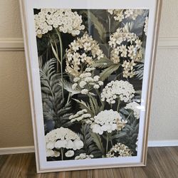 Framed Floral Print